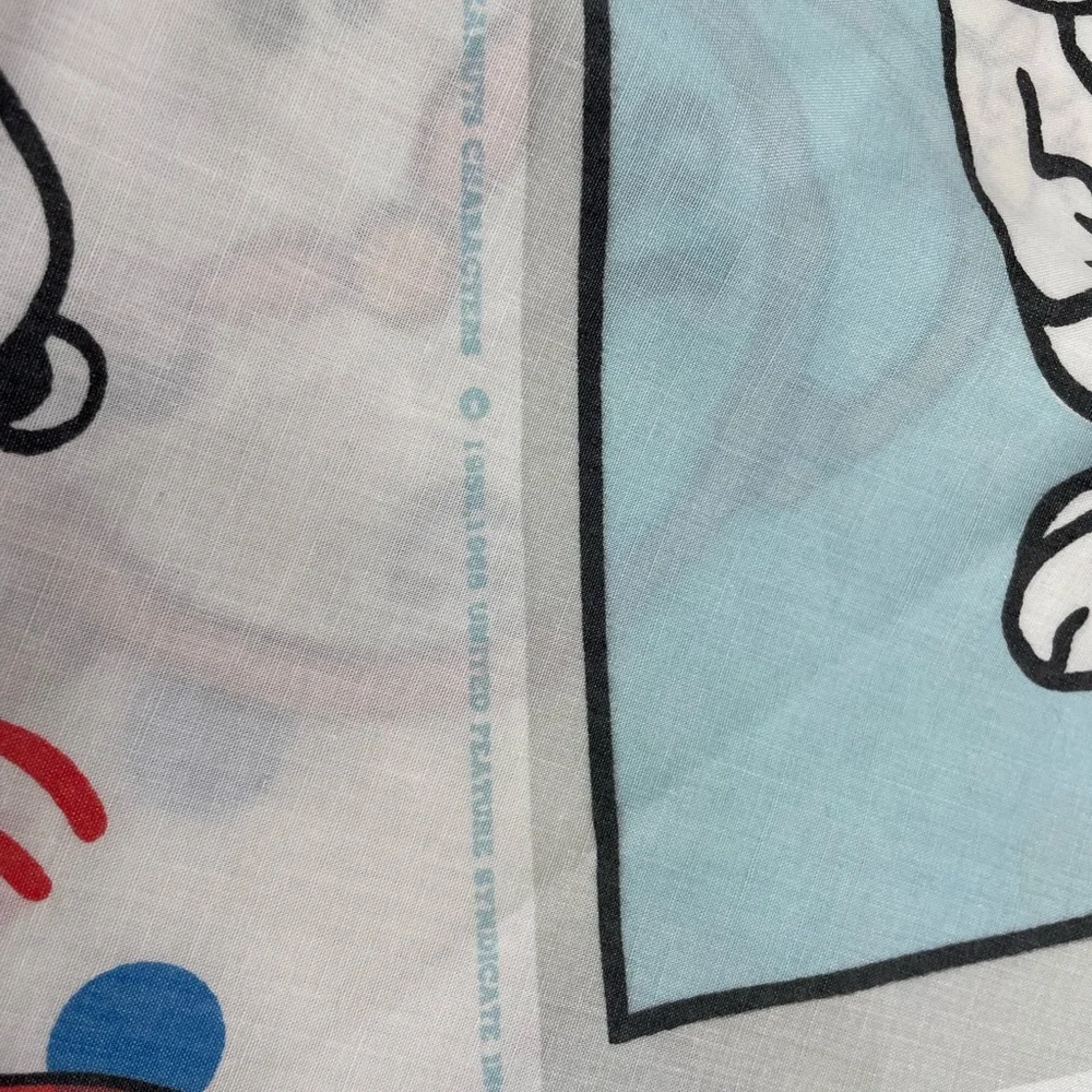 Rare 1960s vintage  Peanuts Twin Flat Sheet Snoopy